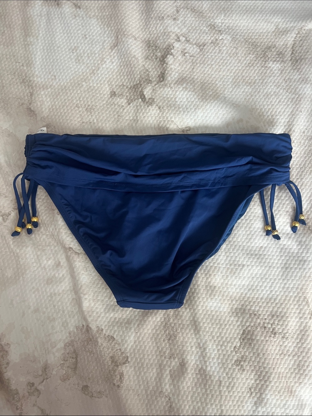 Bleu Rod Beattie Kore Shirred Hipster Bikini Bottom Size 10 - Picture 6 of 8